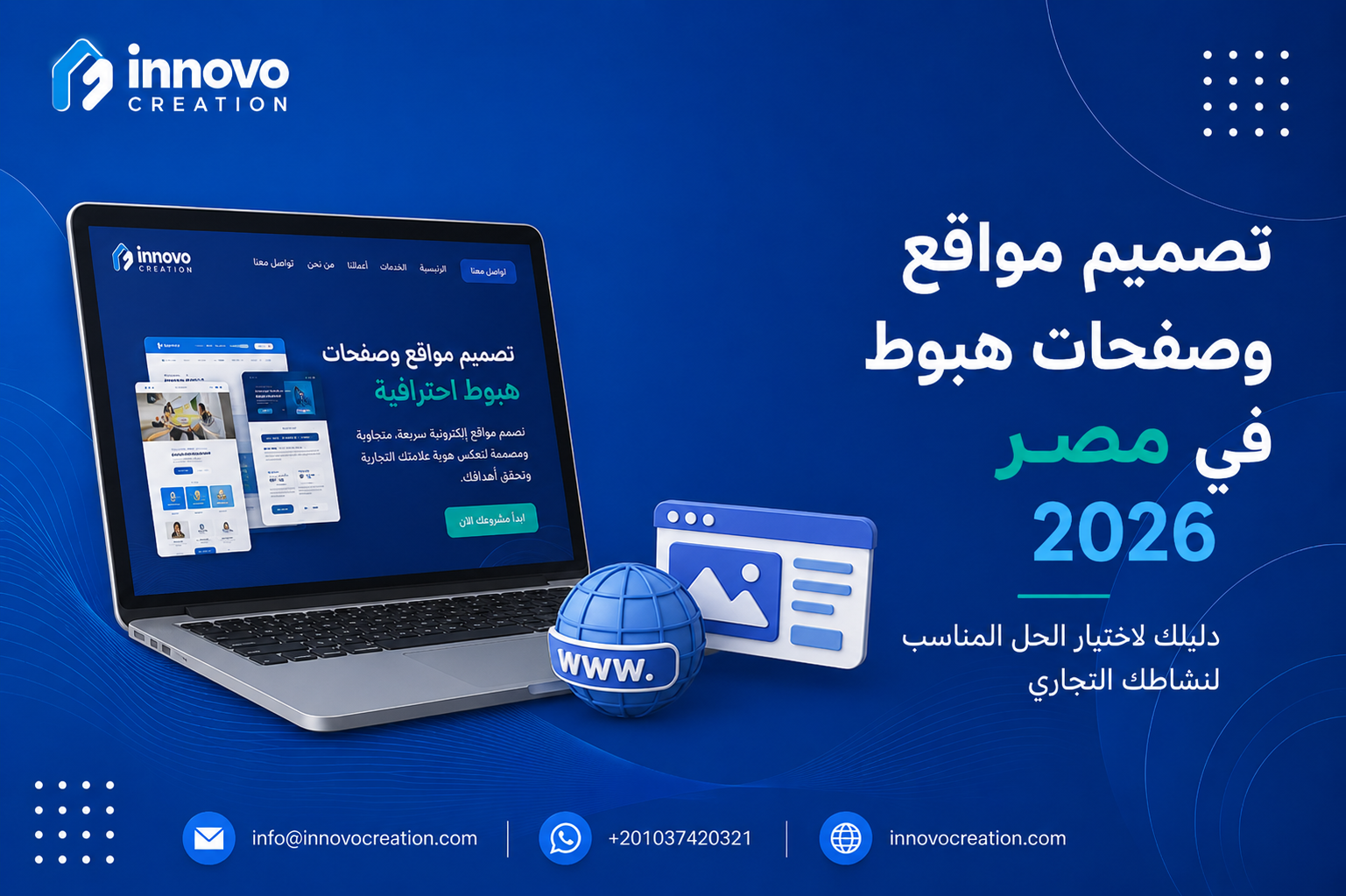 Website Design & Landing Pages in Egypt 2026 | Choosing the Right Solution for Your Business